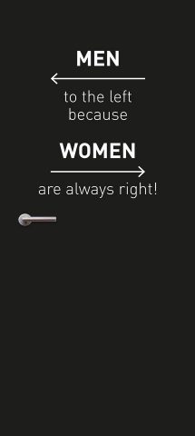 deursticker women always right